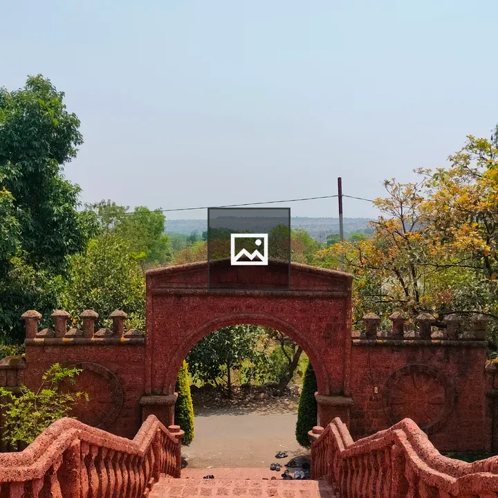 Stairs to temple entrance