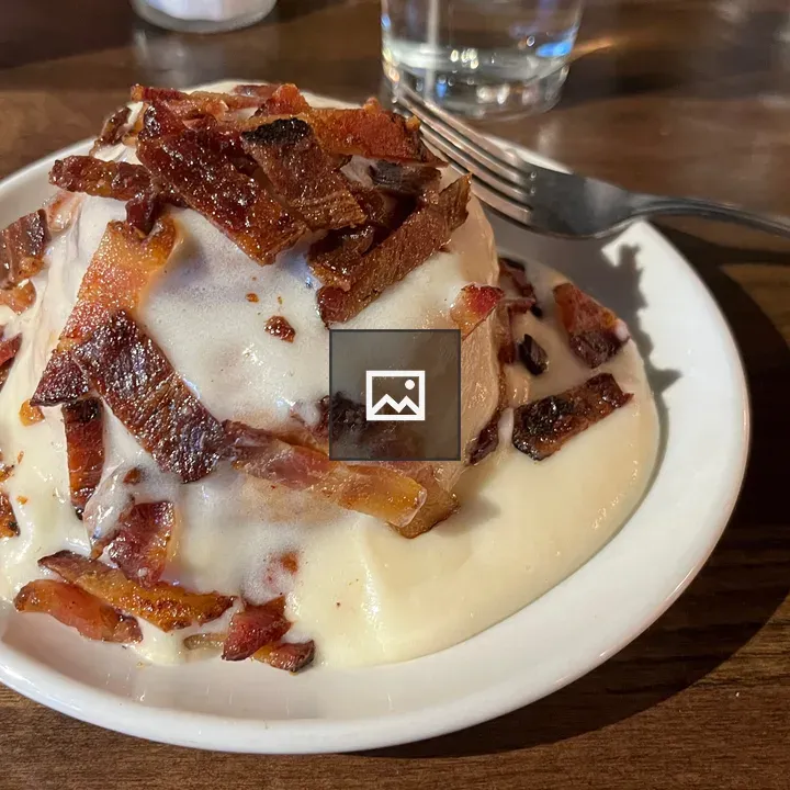 Bacon and Frosting Cinnamon Roll