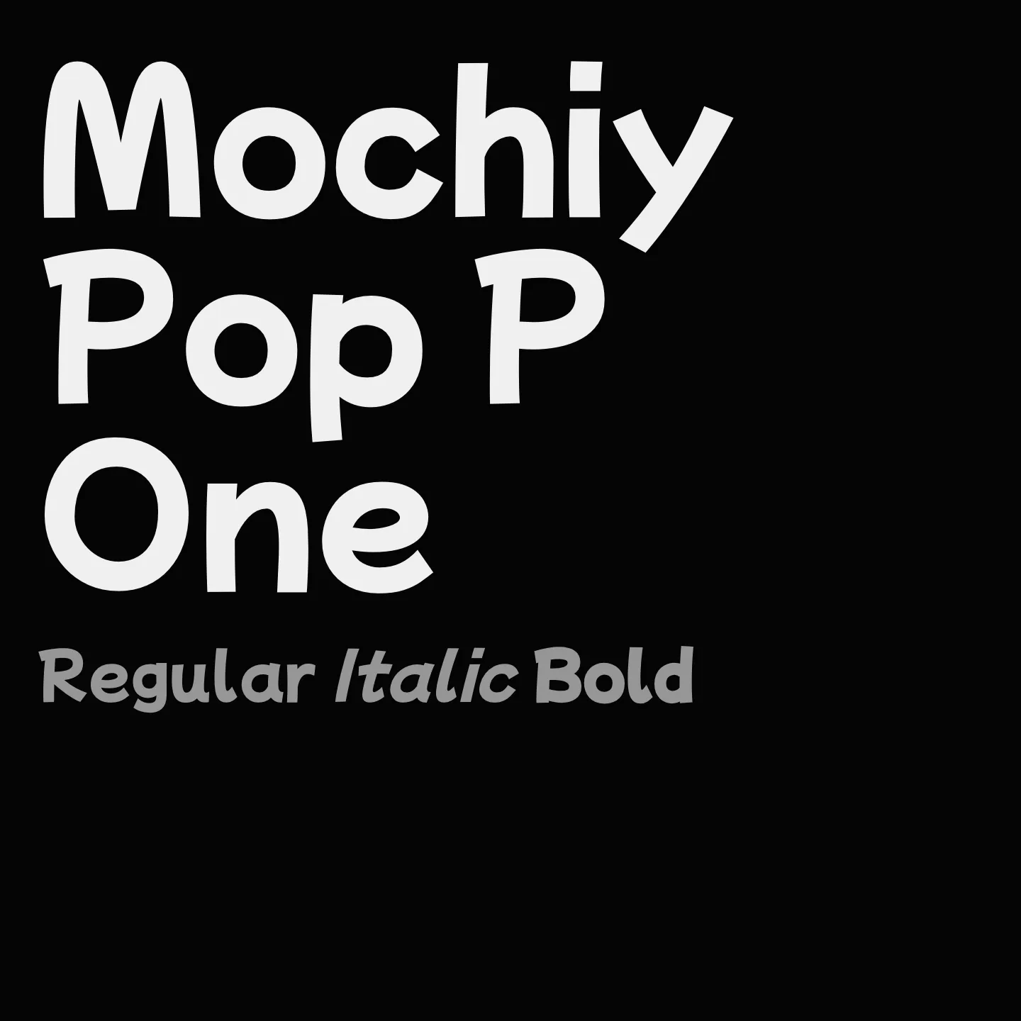 Mochiy Pop P One