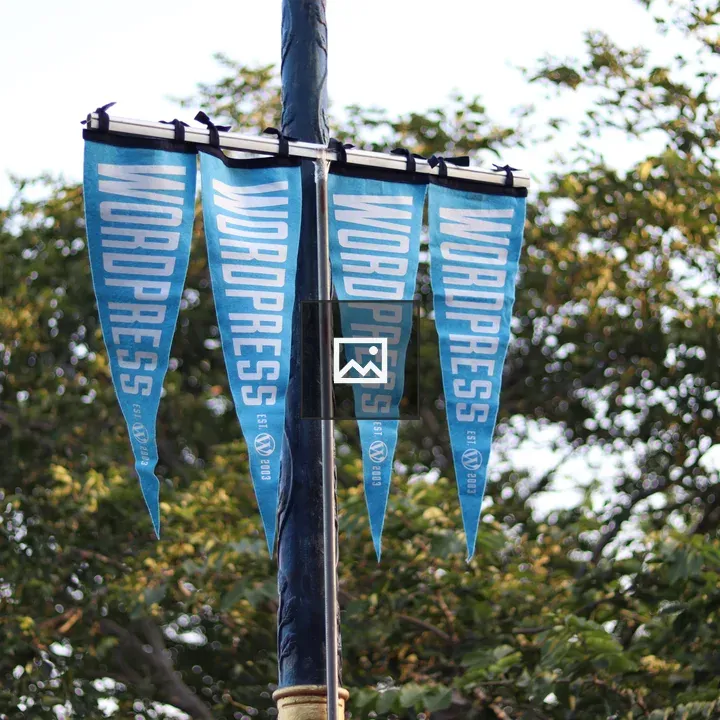 WordPress Flag at WordCamp Bhopal