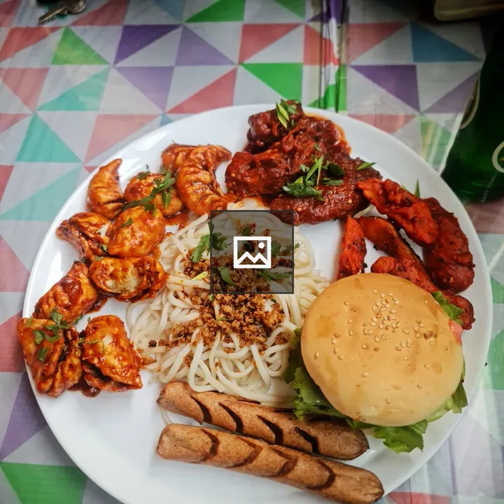 Spicy food combo set