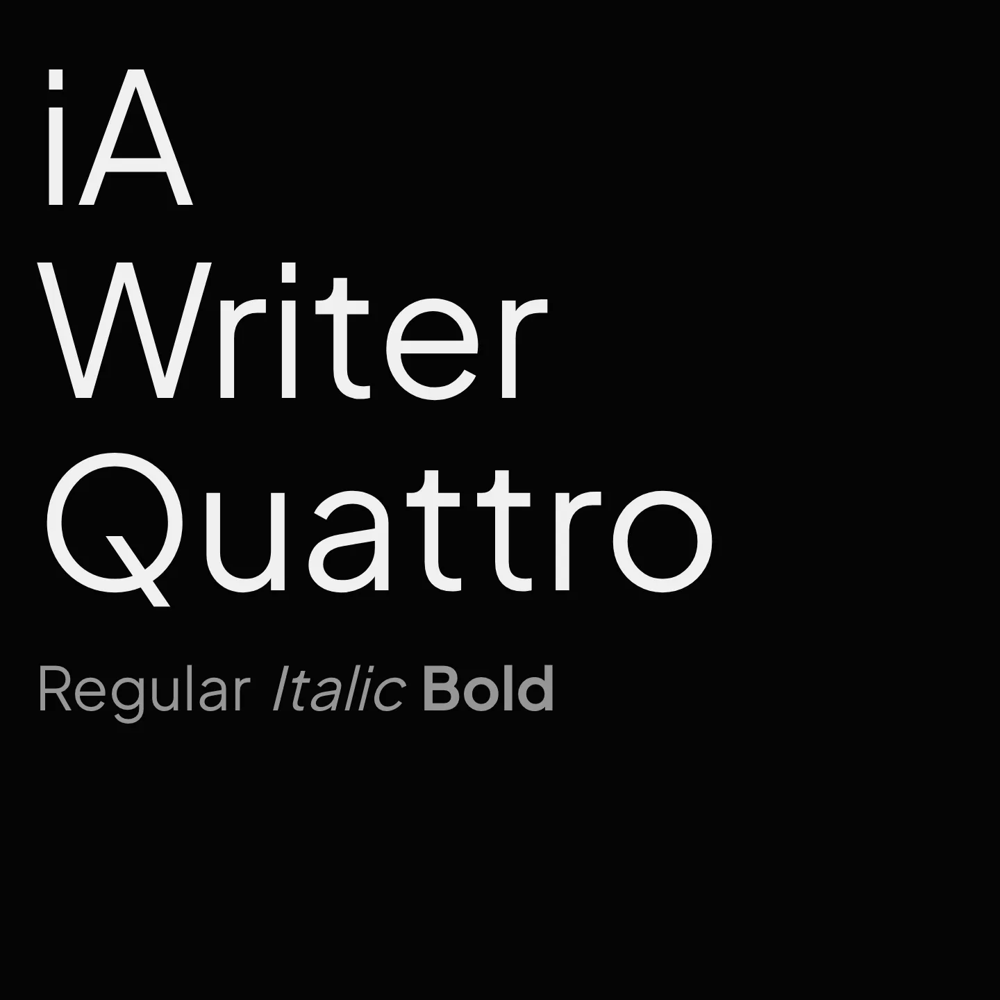 iA Writer Quattro