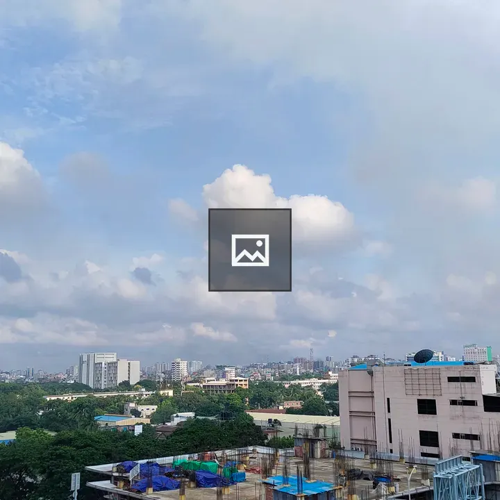 City skyline from rooftop