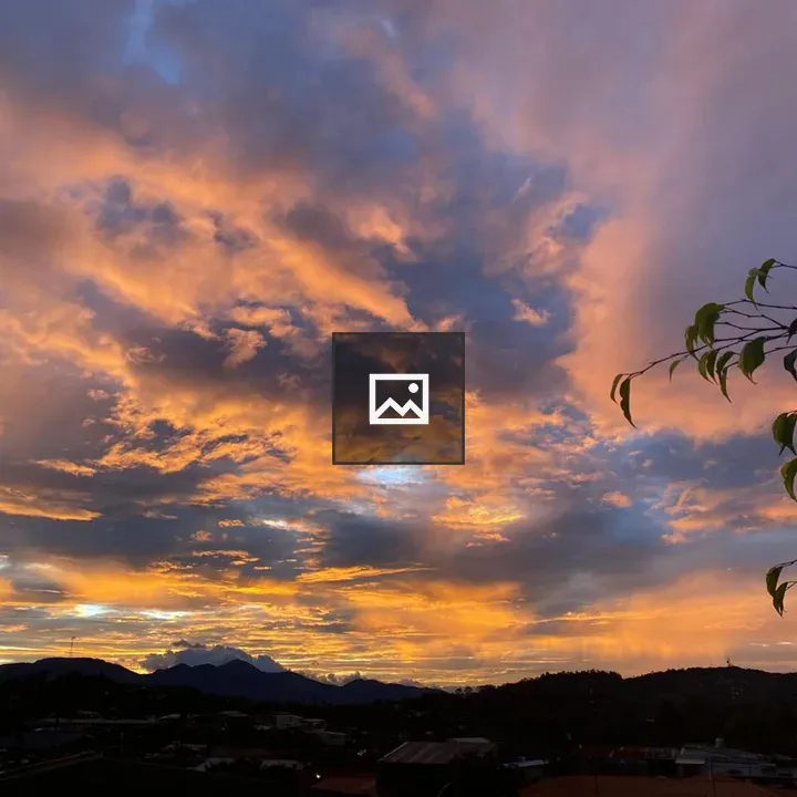 Sunset Sky with Warm Hues