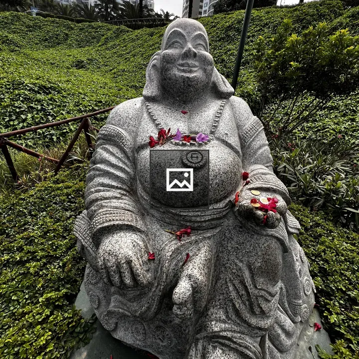 Buddha statue in a Chinese park
