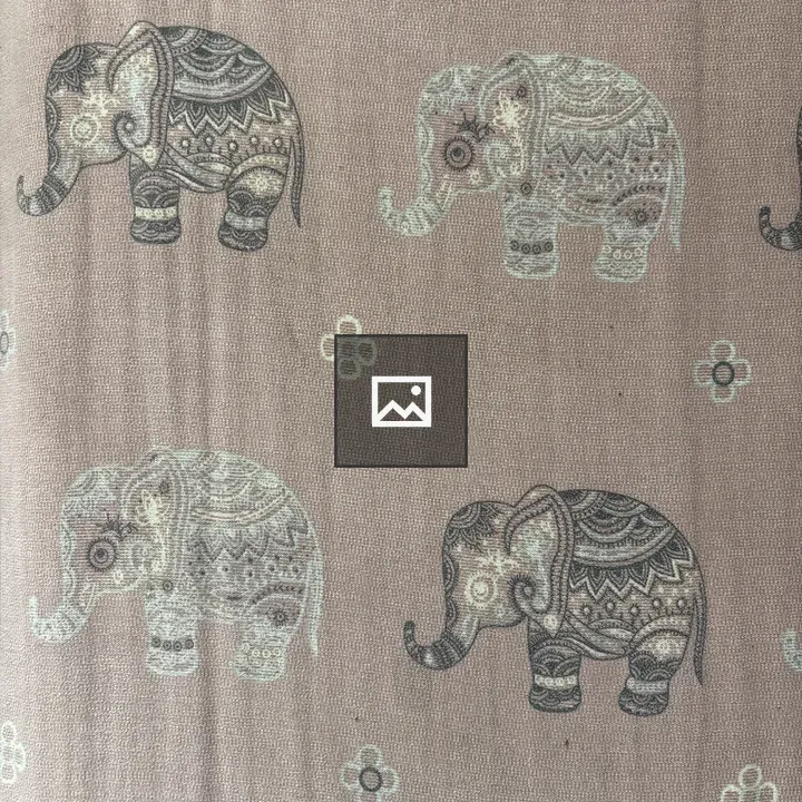 Elephant Patterned Fabric