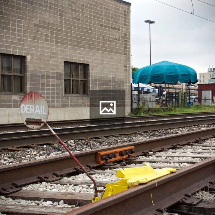 Derailer on St. Louis Metro Tracks
