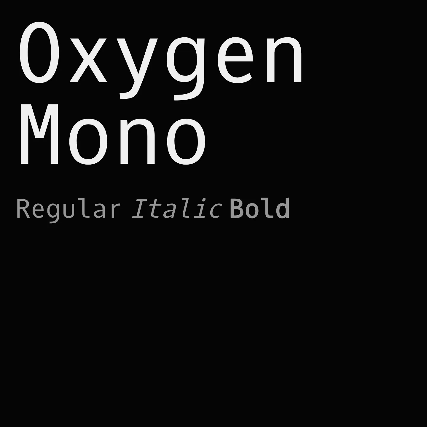 Oxygen Mono