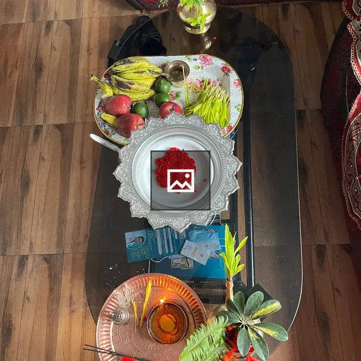 Overhead Dashain Puja Setup