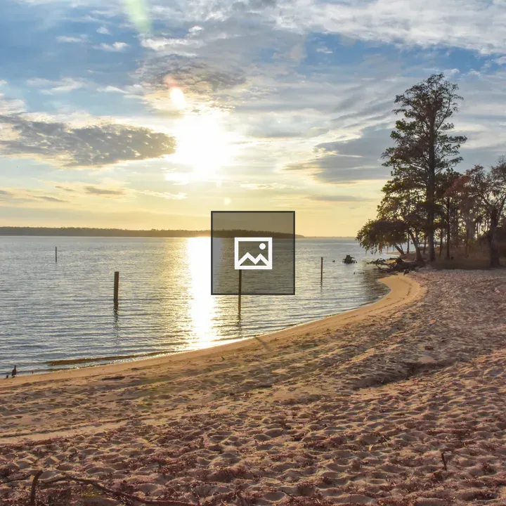 Sunset over Pamlico River