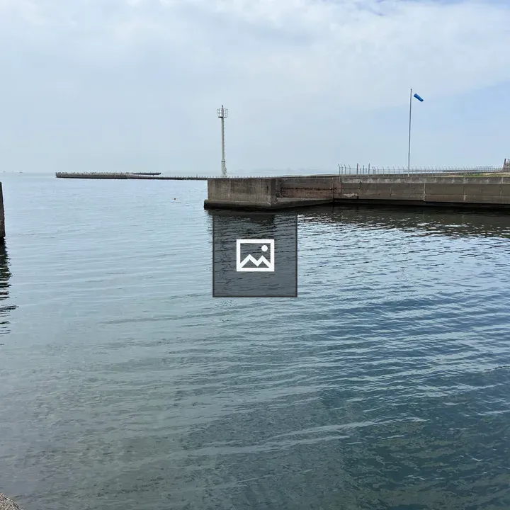 Pier and Calm Water at Inage Seaside Park
