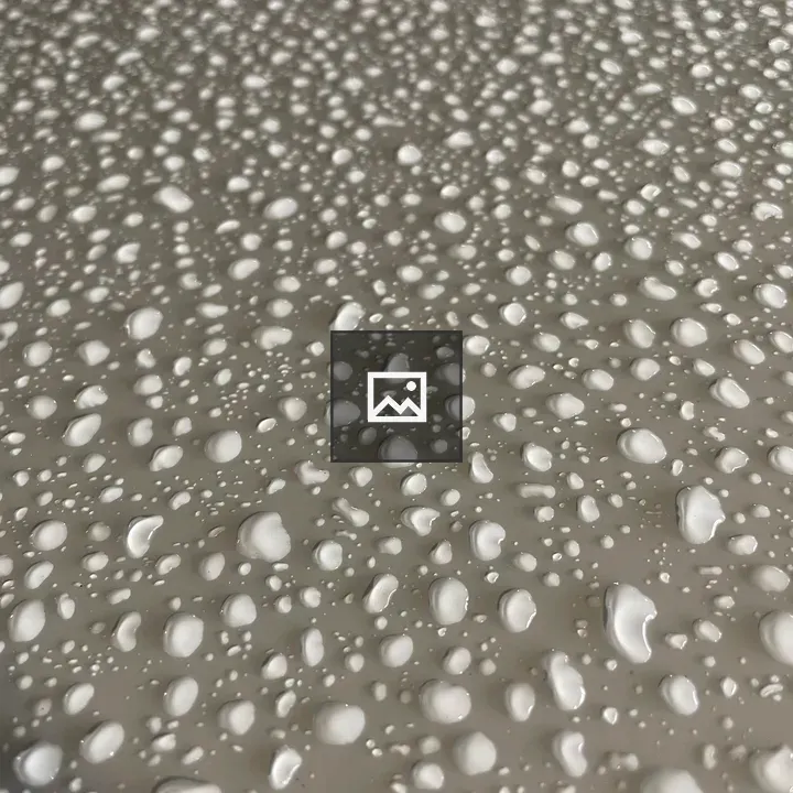 Waterdrops on a car hood