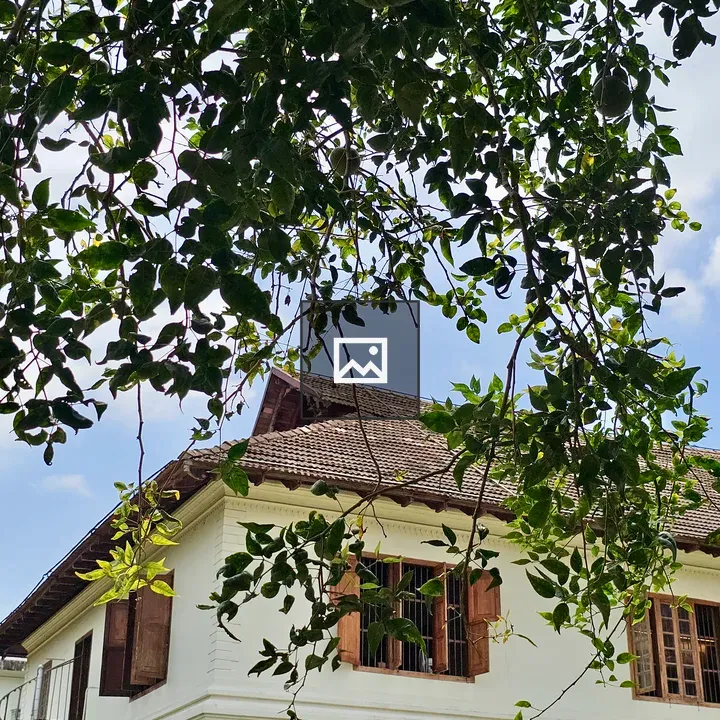 Heritage building corner at Hill Palace