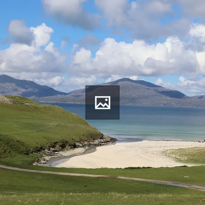 Beach View with Mountains