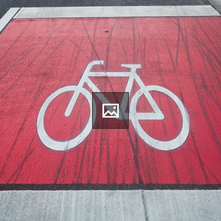 Bike lane on road