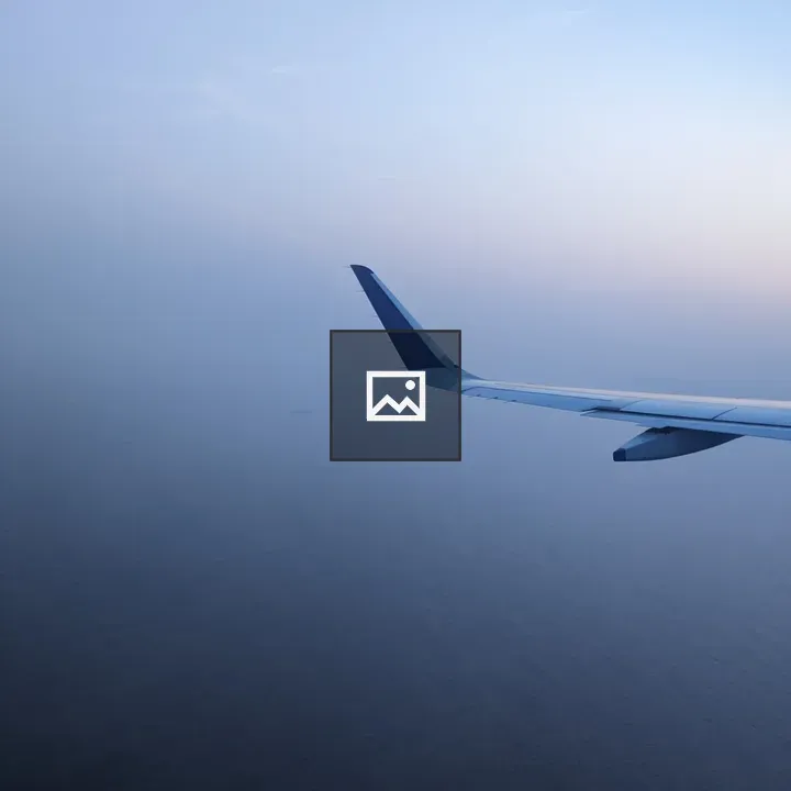 Blue Sky and Sea from Airplane