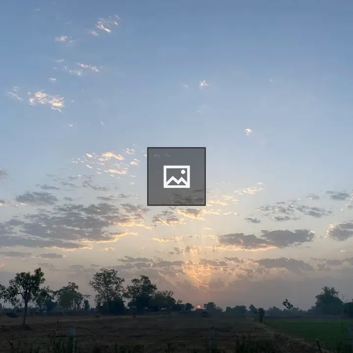 Sunrise Over Rural Landscape