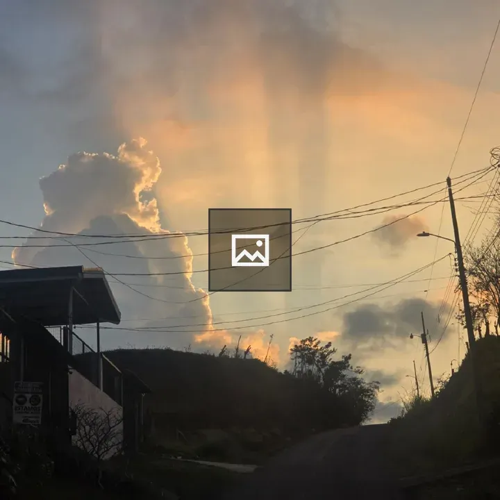 Roadside View at Sunset