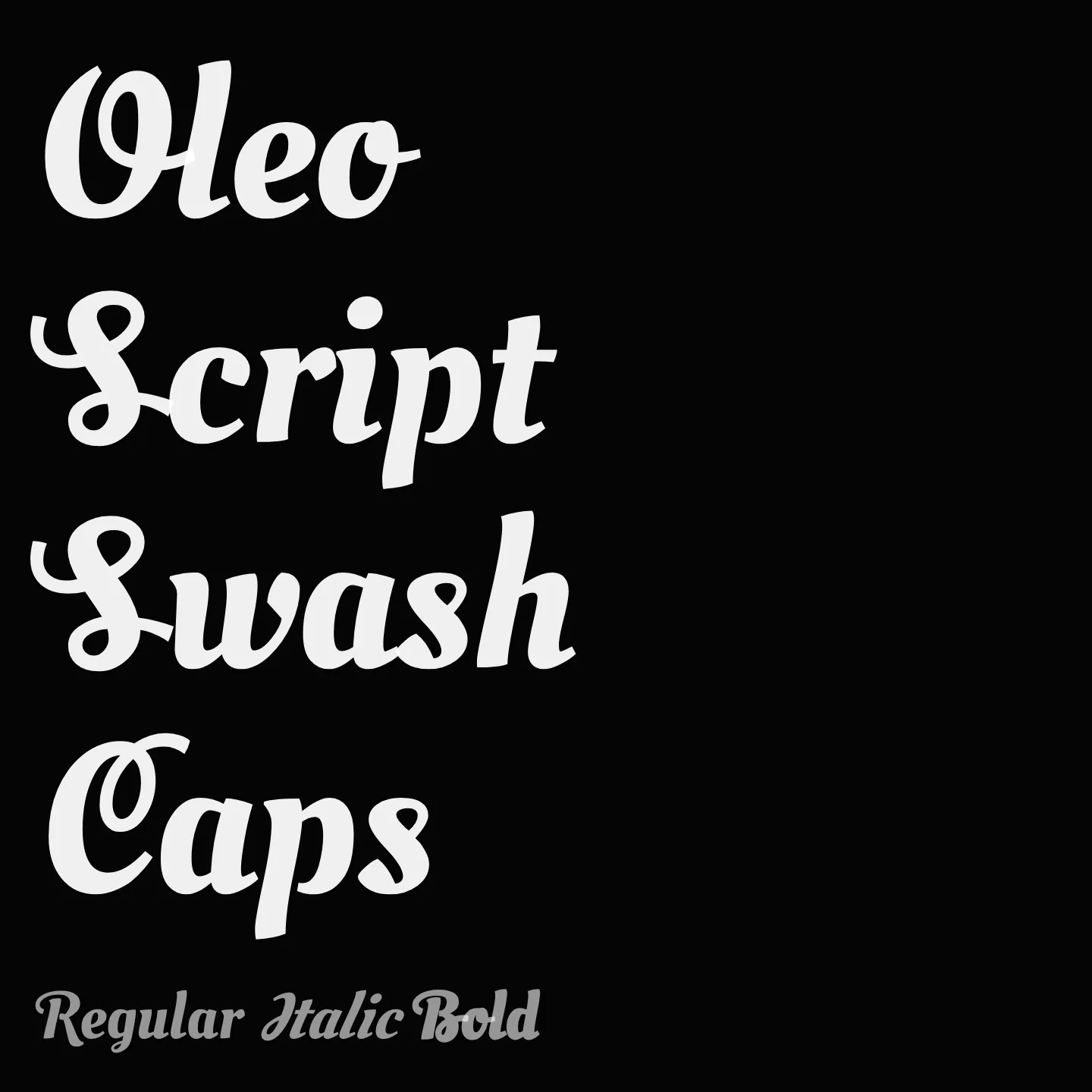 Oleo Script Swash Caps