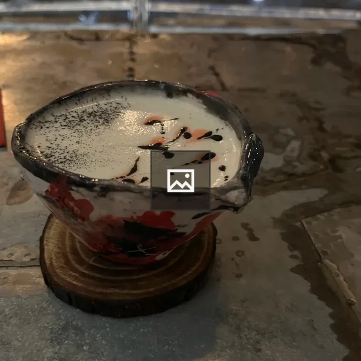Hand moulded cocktail goblet