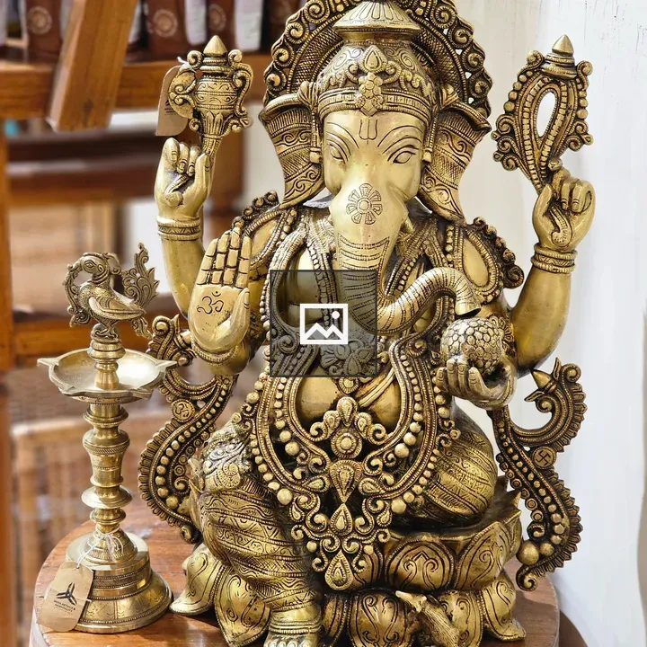 Brass Ganesha Statue