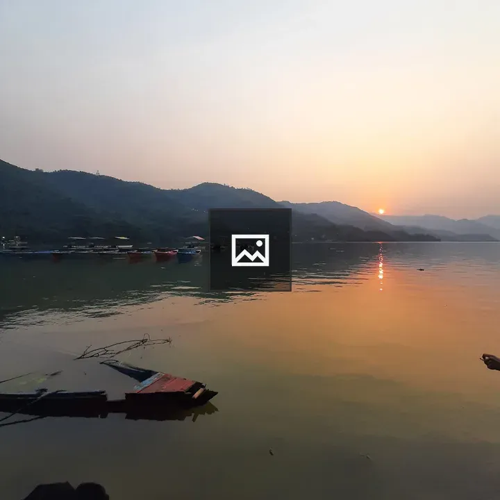 Sunset View of Fewa Lake