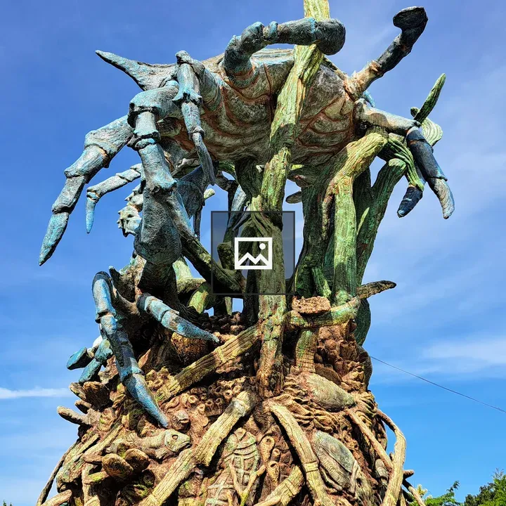Sculpture of Fantastical Creature