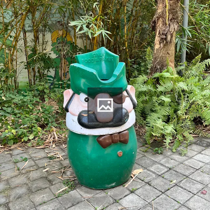 Green Mario Trashcan