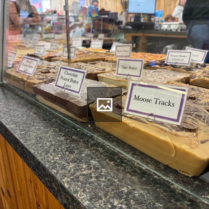 Fudge Display at Chutters