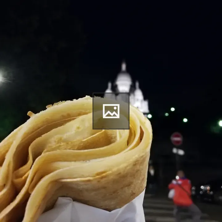 Crepe and Sacré-Cœur Night