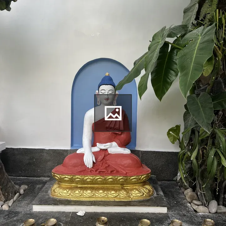 Buddha Statue in Niche